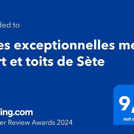 Vues Exceptionnelles Mer, Port Et Toits De Sete Bagian luar foto