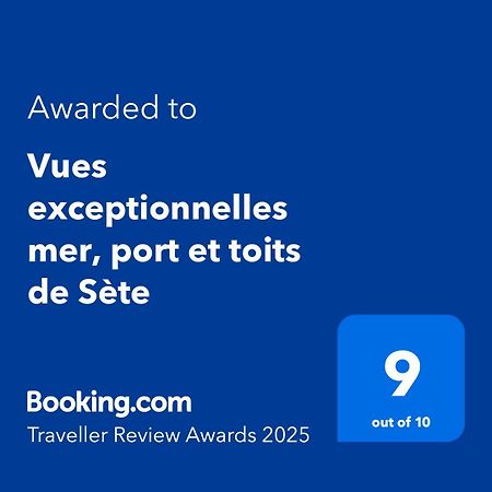 Vues Exceptionnelles Mer, Port Et Toits De Sete Bagian luar foto