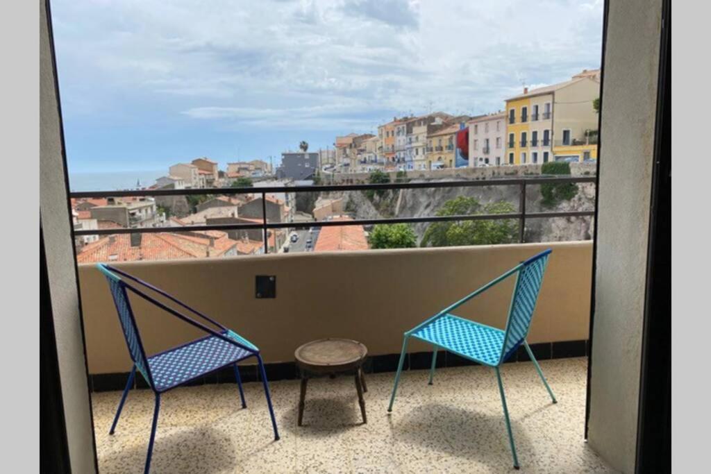 Vues Exceptionnelles Mer, Port Et Toits De Sete Bagian luar foto