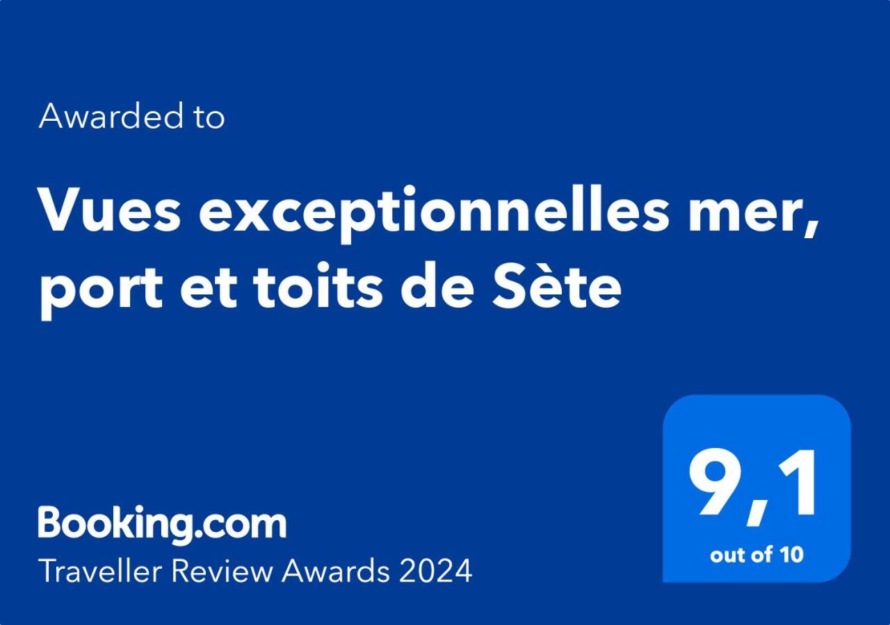 Vues Exceptionnelles Mer, Port Et Toits De Sete Bagian luar foto